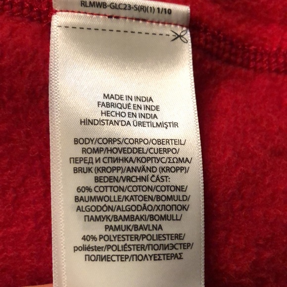 🏇Mens Polo Ralph Lauren, plaid flannel lined hood zip up, yellow logo hoodie - Picture 10 of 12